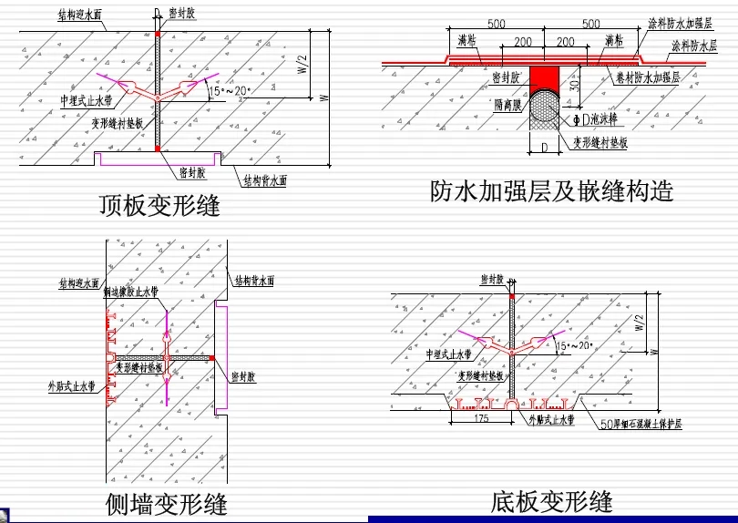 仁兴镇变形缝防水